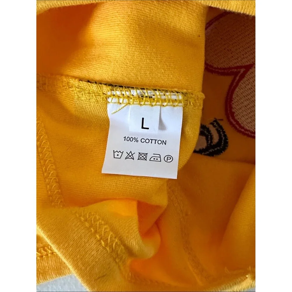 Parisian Pet “Small Dog Big Heart” Yellow Dog Tee Size L